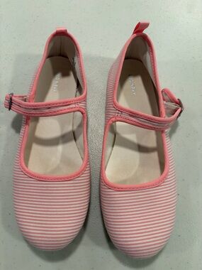 Girls Stripe Flats